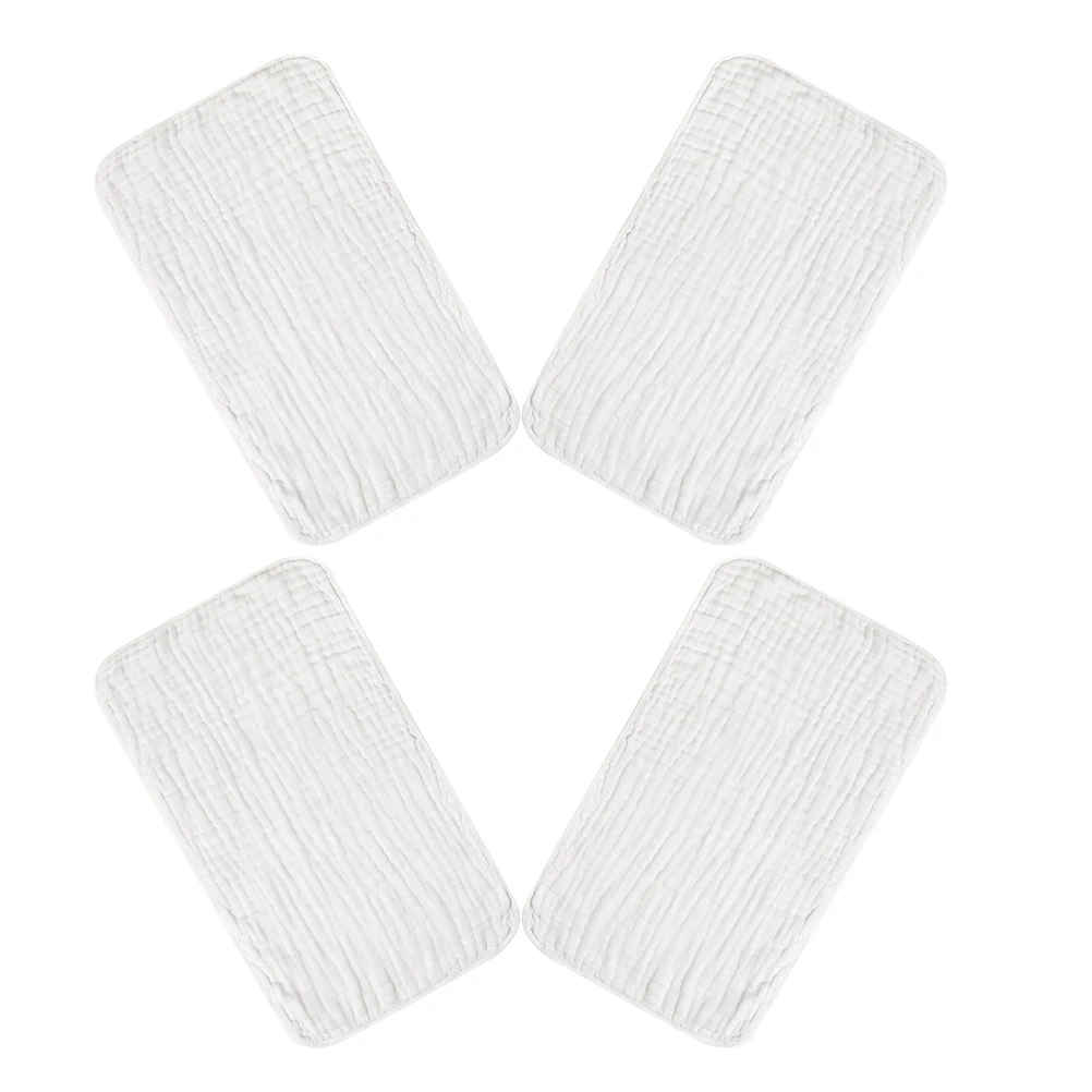 

4 pcs 50x25cm Baby Washcloths Cotton Muslin Sweat Towels for Infants Toddlers Bath Burping Cloths Newborn Face Towel Fresh