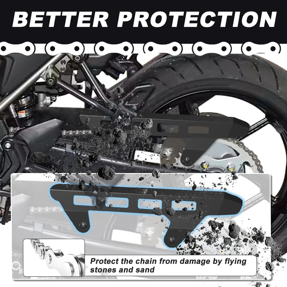 

Motorcycle Chain Guard Cover For Suzuki SV650 2016-2025 Gladius 650 2009-2016 Aluminum Guard Protection Sprocket Protector