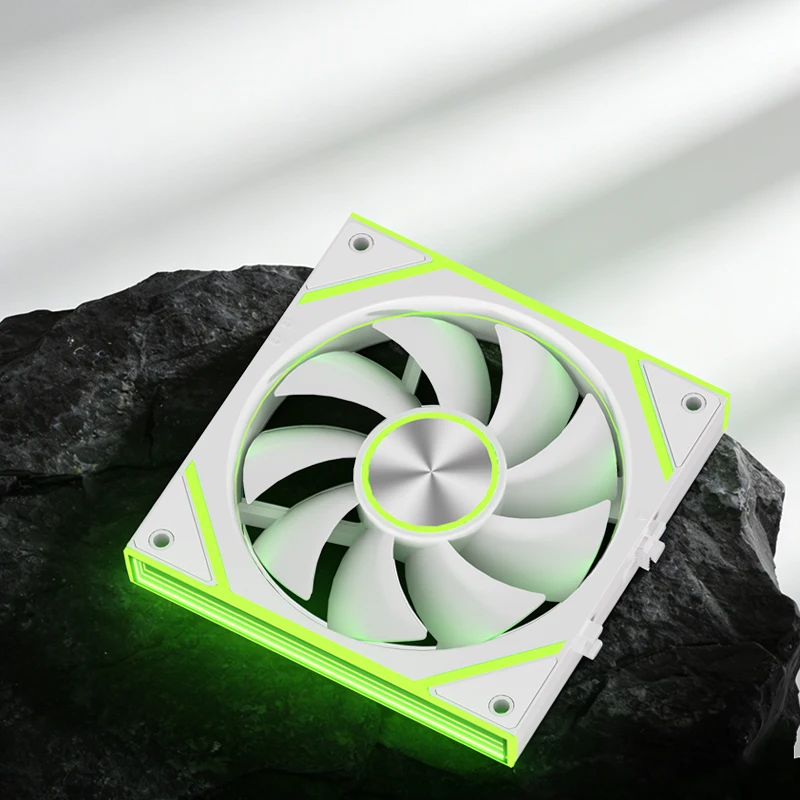 METALFISH PRISM V9 120mm Modular Wireless Splicing 12cm fan ARGB Infinity Mirror Light 1600RPM PWM For PC Case fan