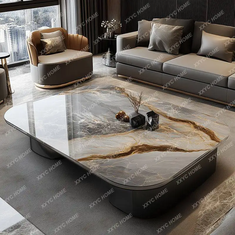 SL Unique Coffee Table Frame Clear Display Design Coffee Table Ornaments Organizer