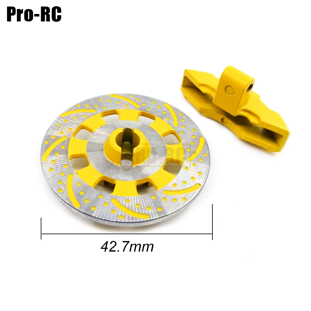 4Pcs Metal Disc Brake Rotors & Calipers 8567 8569 Upgrade Part for Rc Car 1/7 Traxxas UDR Unlimited Desert Racer 85076-4 85086-4