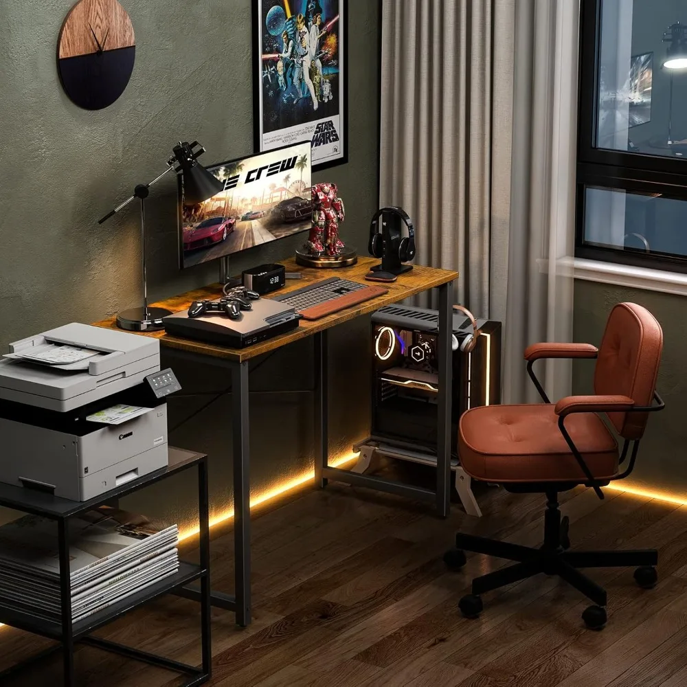 32-дюймовый современный стол для домашнего офиса, письменный стол для студентов в минималистском стиле для учебы и работы