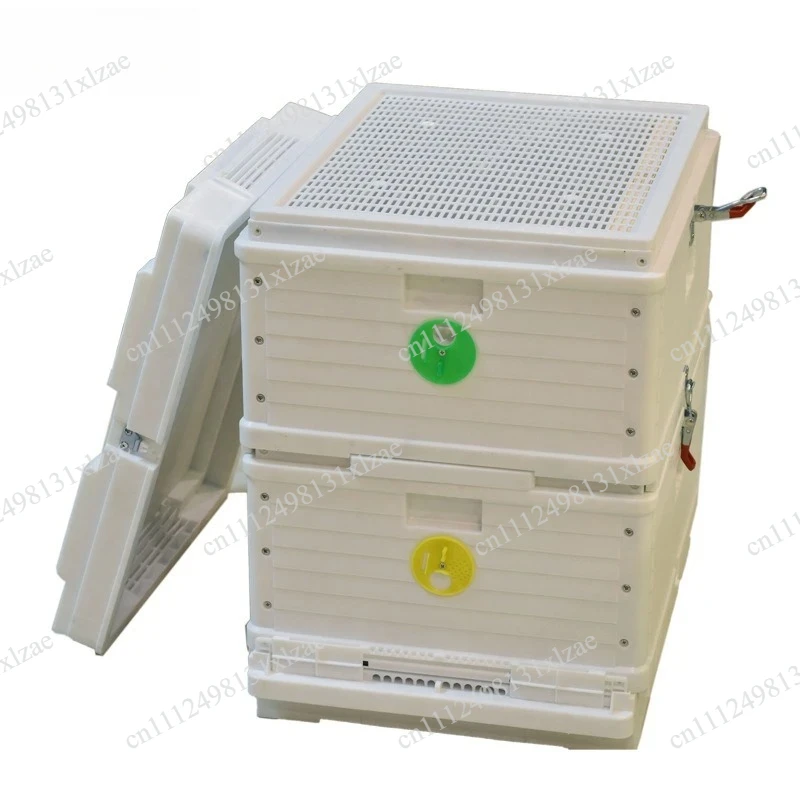 Double-Layer Plastic Beehive - Beekeeping Hive with Tools for Honey Bee Farming