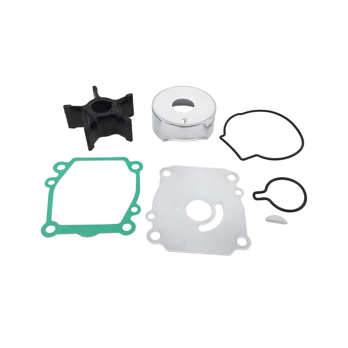 Water Pump Impeller Repair Kit 17400-92J00 Fits for Outboards, DF115 DF140, Easy to Install