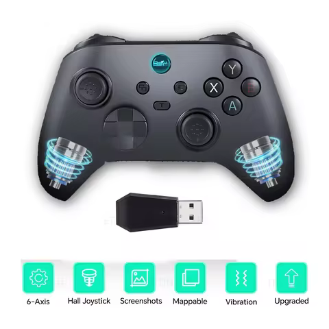 G6 Wireless Hall Effect Controller For Nintendo Switch 1/2 Gamepad For Switch/PS3/PS4/Android/IOS PC Controls Bluetooth Joystick