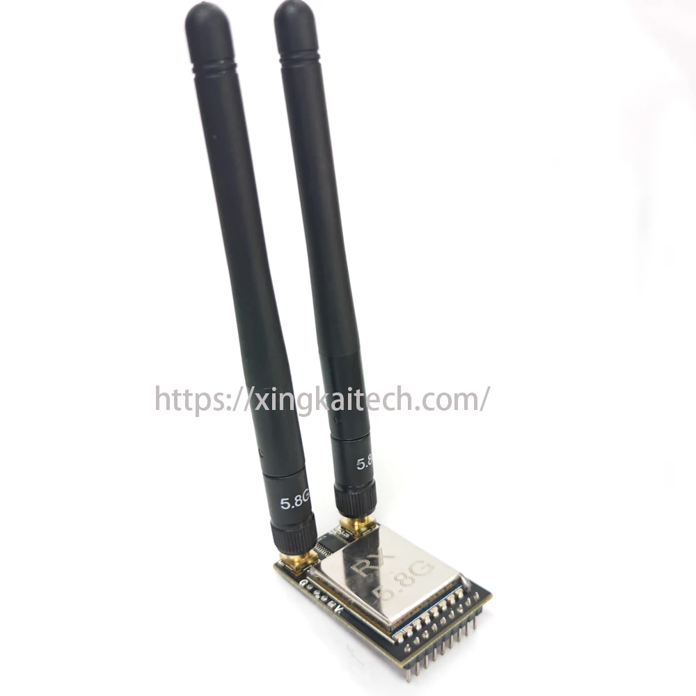 

5.8G VRX Long-distance 40 Channel (5645MHz to 5945MHz) Video ReceiverVideo Receiver for EV800D Pro FPV Goggles FPV Drone RC Cars