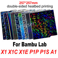 X1C P1P P1S A1 X1 Build Plate for Bambu Lab Plate Smooth PEI Sheet PEO PET for Bambulabs x1 p1p 3D Printer Heatbed Build Plate