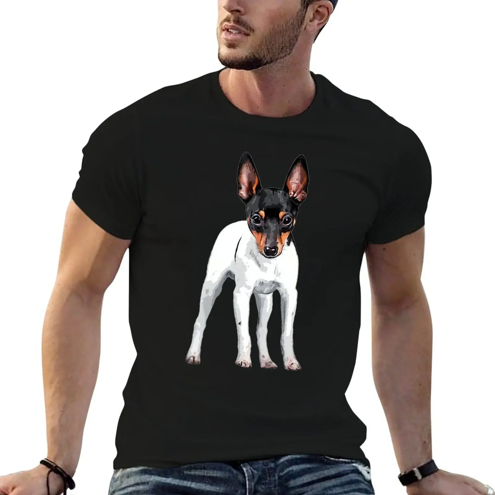 Toy Fox Terrier T-Shirt graphic shirts plus sizes cotton t shirt men