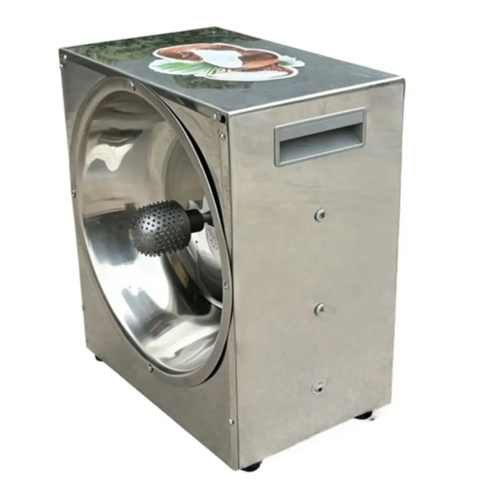 Stainless Steel Electric Coconut Meat Grater Automatic Safe Coconut Scraper Labor-saving Heavy Duty Coconut Planer Fruit Tool