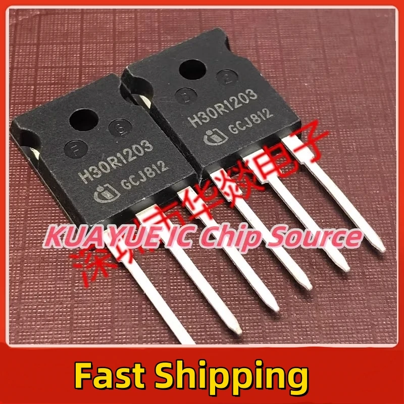 10PCS-30PCS/ H30R1203  IHW30N120R3  TO-247 30A 1200V  Fast Shipping Quality Guarantee