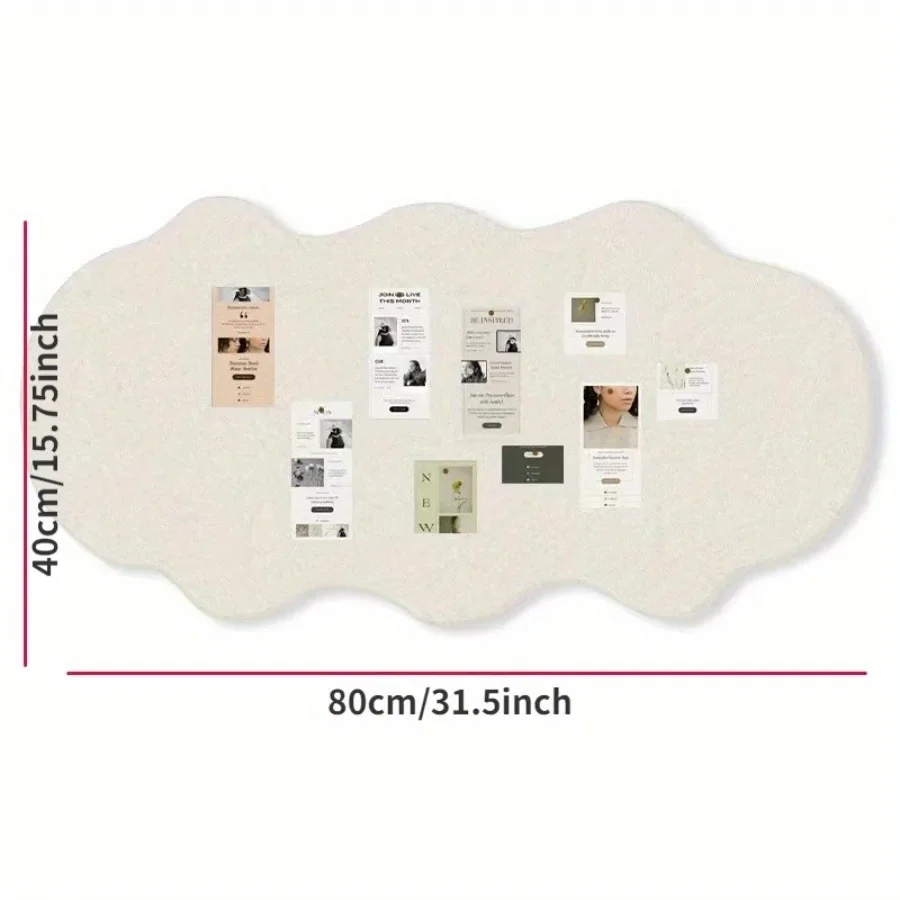 Photo Message Board Wall Stickers Thickened Felt Board Culture DIY Foldable Home Decoration Art Wall Decor Wall Decals