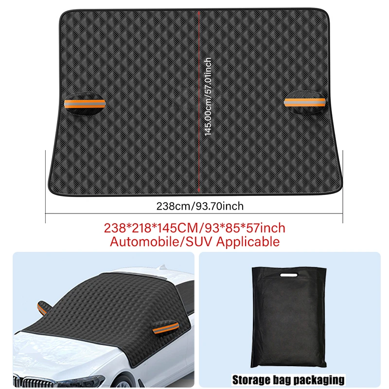 

Car Windshield Covers Snow Shield Waterproof Winter Outdoor Awning Sunshield Half Protector Cover External Front Window Sunshade