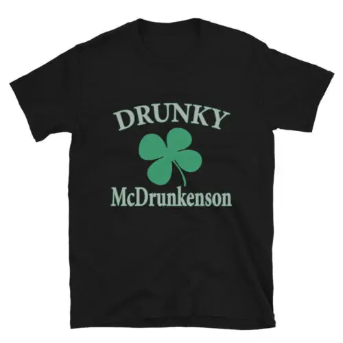 Футболка унисекс, День Св. Патрика, Drunky McDrunkerson BGD