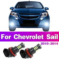 LED Car Front Fog Light Lamps Bulb For Chevrolet Sail 2010 2011 2012 2013 2014 Auto Accessory