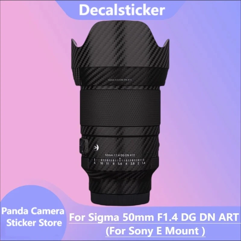 

Для Sigma 50 мм F1.4 DG DN ART (для Sony E Mount) наклейка на кожу, виниловая пленка, защитная наклейка на корпус объектива, 50 мм F1.4 50 1,4