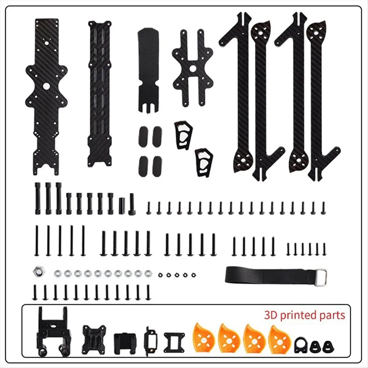 

~【A389Z】XL10 V6 10inch Wheelbase Carbon Frame Kit VISTA Digital Image Transmission FPV Aircraft Model Crossing Drone