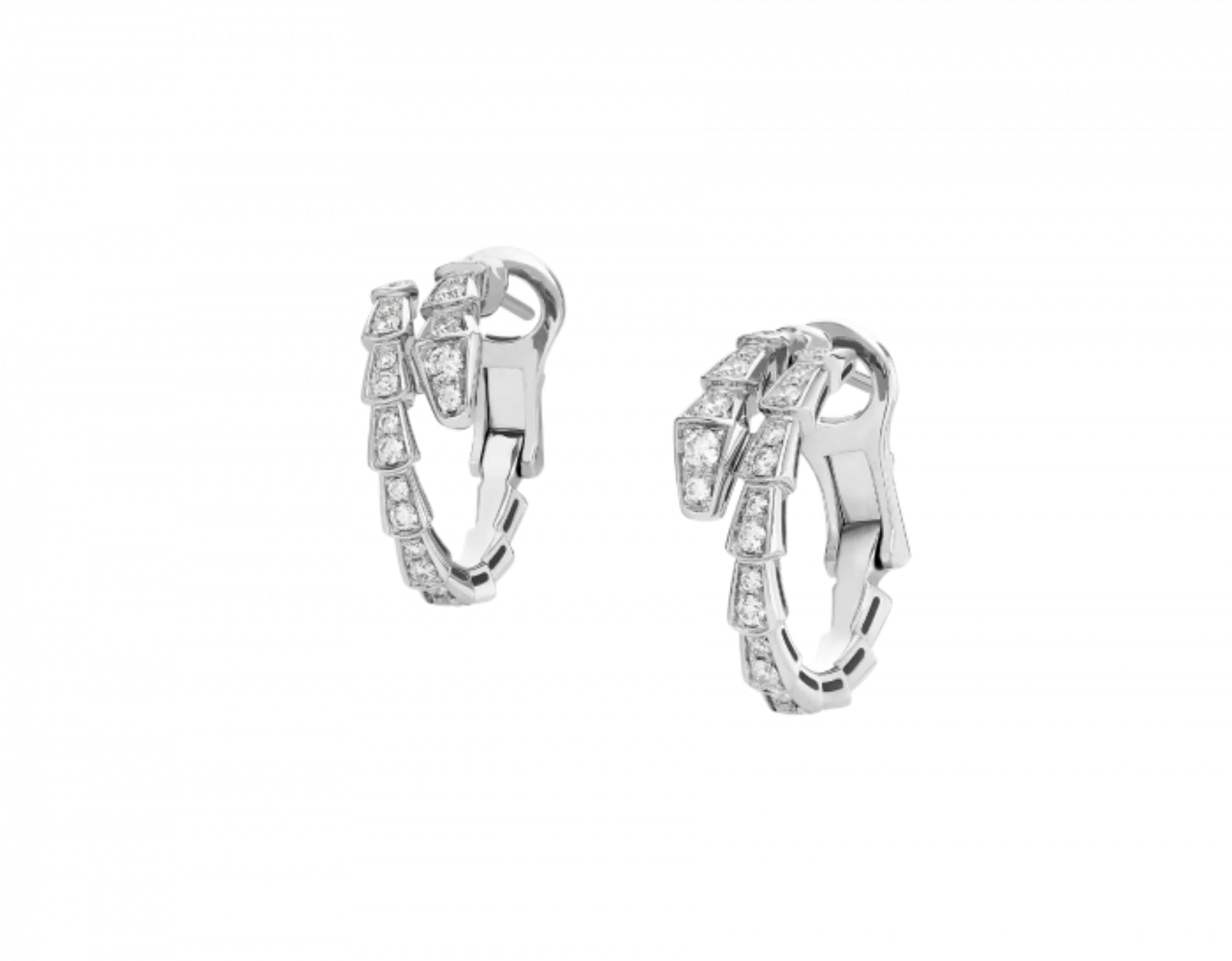 Sterling silver 925 spirit snake gorgeous transformation BV light luxury stud earrings 2024 explosive earrings wear fashionable