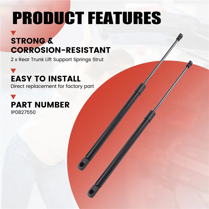 

Unusual 1P0827550 Rear Trunk Lift Support Springs Strut Tailgate Lift Support Spring Struts