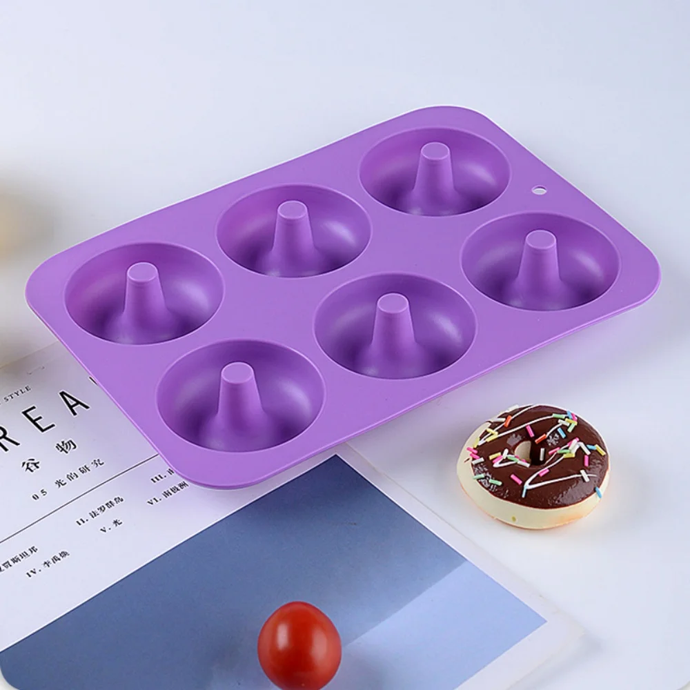 Silicone Donut Mold Bagel Pan Non Stick Baking Heat Resistance Mini Cupcake Mould Doughnut Maker Pan Baking Tool