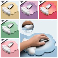 Mousepad Cloud Gradient Mouse Pad Wrist Rest Hand Support Cloud Shape Wrist Rest Pad Ergonomic Two-tone Typewriting Tools