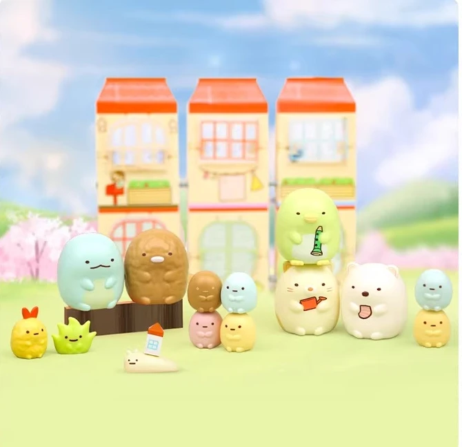 

Genuine Sumikko Gurashi Model Series Assembly Building Blocks Cartoon polar bear Model Desktop Ornaments Children's BirthdayGift