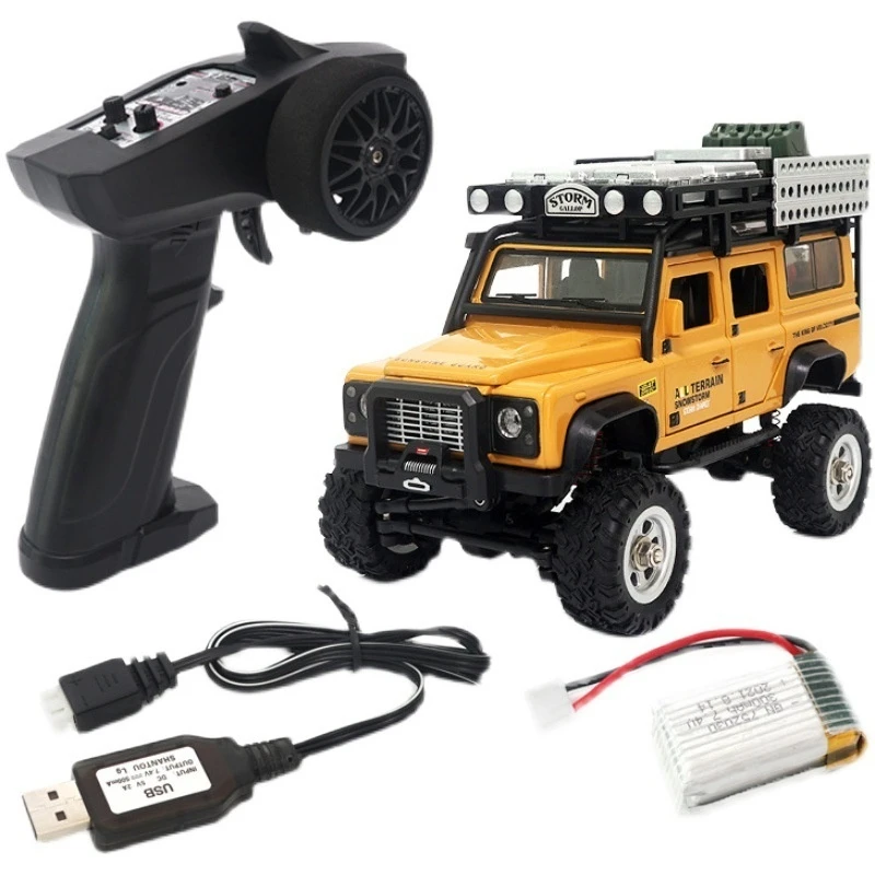 

Full-scale Rc Professional Remote Control Off-road Vehicle Mini Land Rover Alloy Climbing Four-wheel Drive Toy Car Children Remo