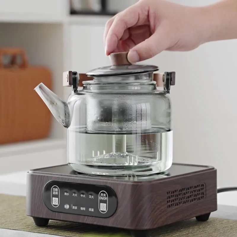 

1500W Mini Electric Ceramic Stove Portable Tea Maker Multifunctional Tea Stove Rapid Heating Water Boiler Auto Keep Warm 220V