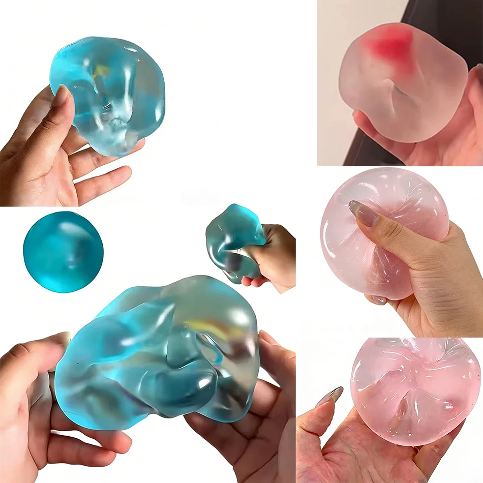 

Игрушка-антистресс 2026 Blue Maltose Squishy: сенсорная, мягкая, прозрачная, имитирующая мальтозу, с медленным восстановлением формы, для снятия стресса