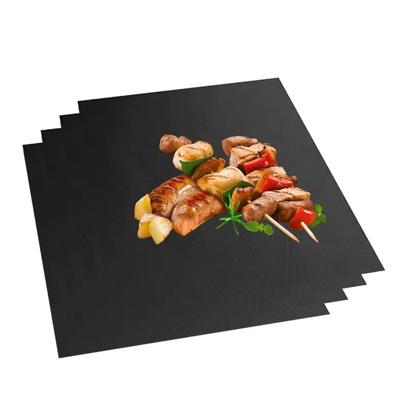 

Under Grill Mat Grill Pad Fireproof Nonstick Meat Sheet Tray Protector Heavy Duty Oil Proof Waterproof Cooking Resting For