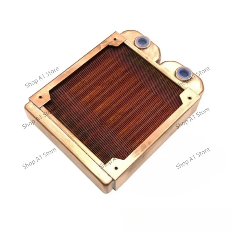 Pure Copper Water Cooling Radiator, 120 240 360mm All Copper Heat Exchanger, PC Liquid Cooling Heat Dissipation Radiator