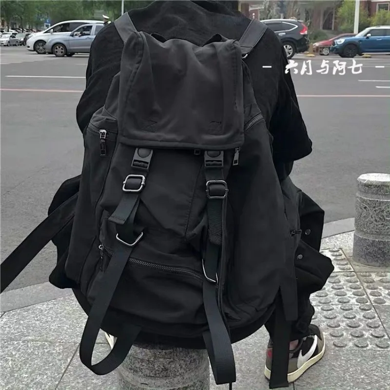 

Black New Female Backpack Fashion Women Backpacks Waterproof Large Capacity School Bag Teenage Girls Student Y2k Shoulder Bags