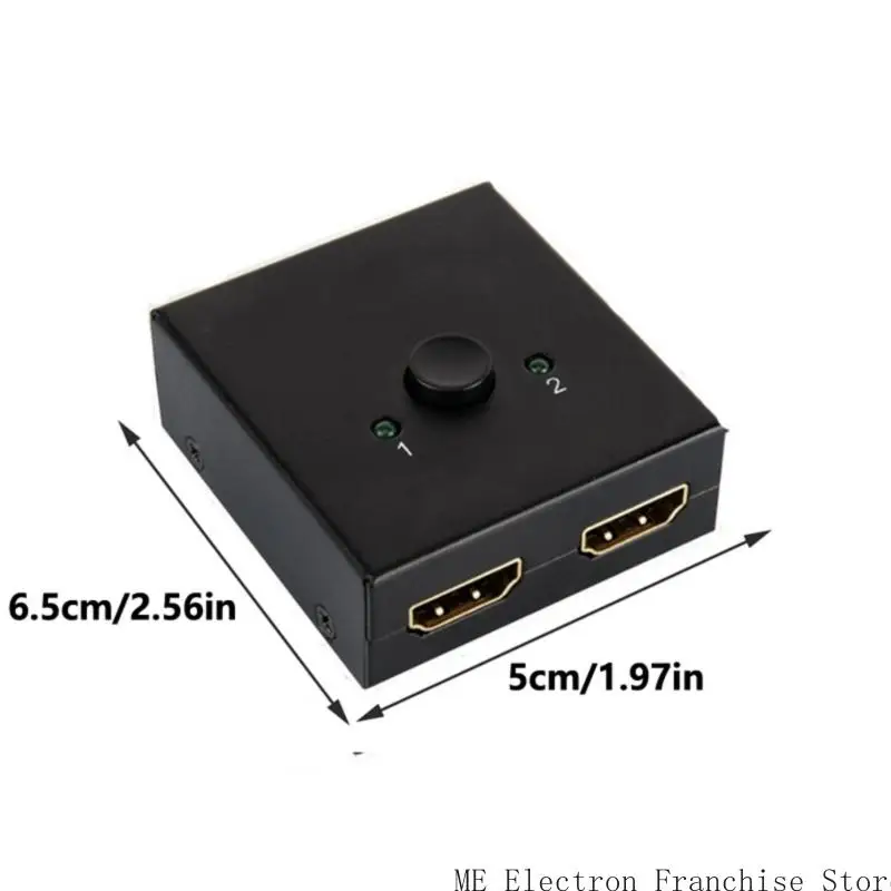 T5EA 4K 3D HDMIS Splitter Bidirezionale HDMIS Switcher supporta fino a 3840x2160 Risoluzione per l'uso del display per casa e