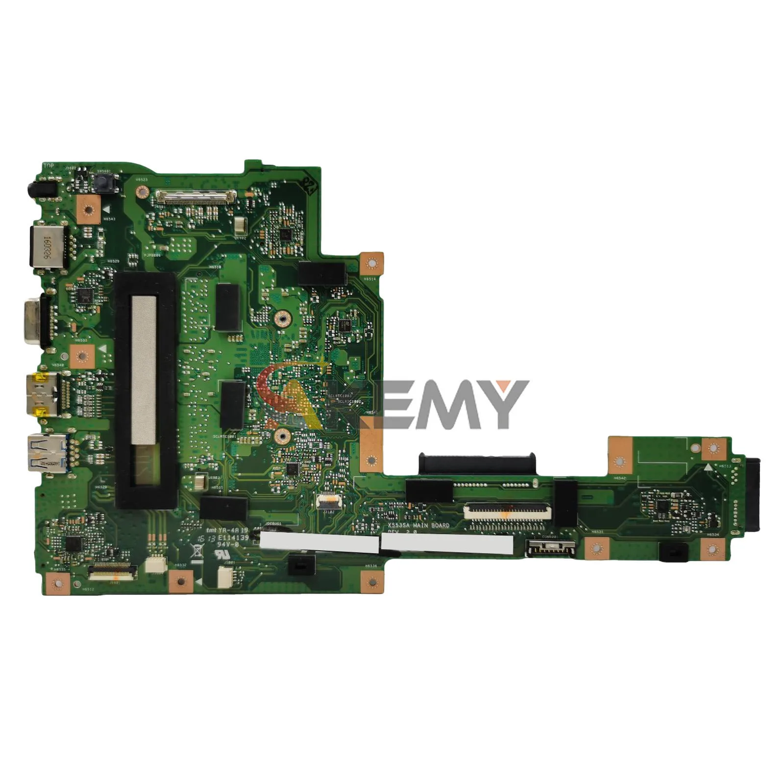 X553SA Laptop Motherboard For ASUS  X553S K553S A553SA D553S F553SA Mainboard With N3050 N3700 DDR3L  100% Working Well