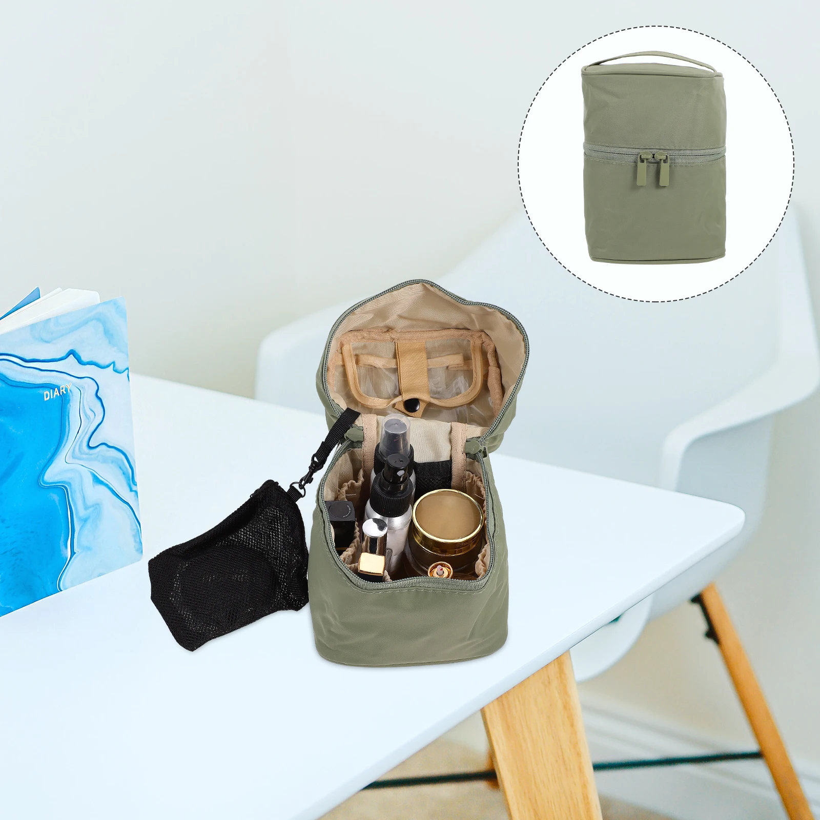 

Makeup Bag Travel Case Water Proof Multifunctional Toiletry