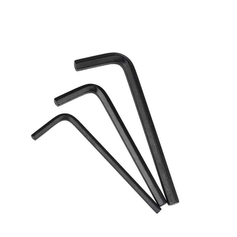 مفتاح ألين أسود 0.7/0.9/1.27/1.5/2/2.5/3/4/5 ~ 17 ملم مفتاح سداسي L-نوع أداة يدوية للدراجات وإصلاح المنزل، أجهزة مضادة للصدأ #3