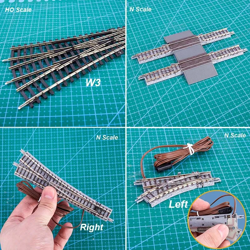 Scale N HO1: 87 Railway Train Track Model Rail Accessories For Used For Railway Scene Construction Sand Table Layout Model Train