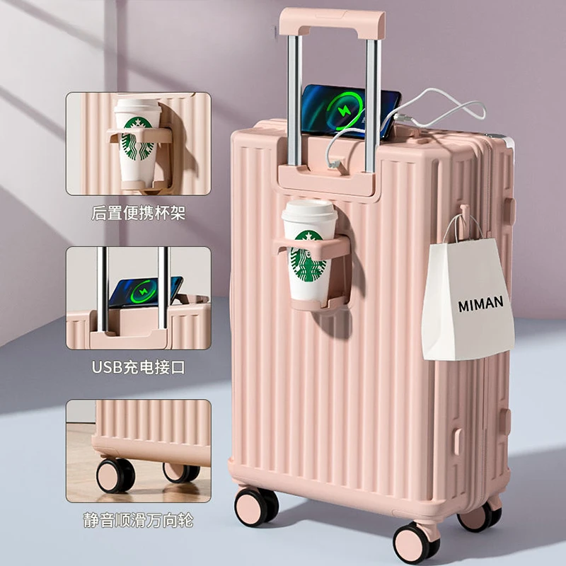 

2024 New Luggage Woman Pull-rod Case Large Capacity 20 "small Travel Password Suitcase with Silent Universal Wheel Suitcase