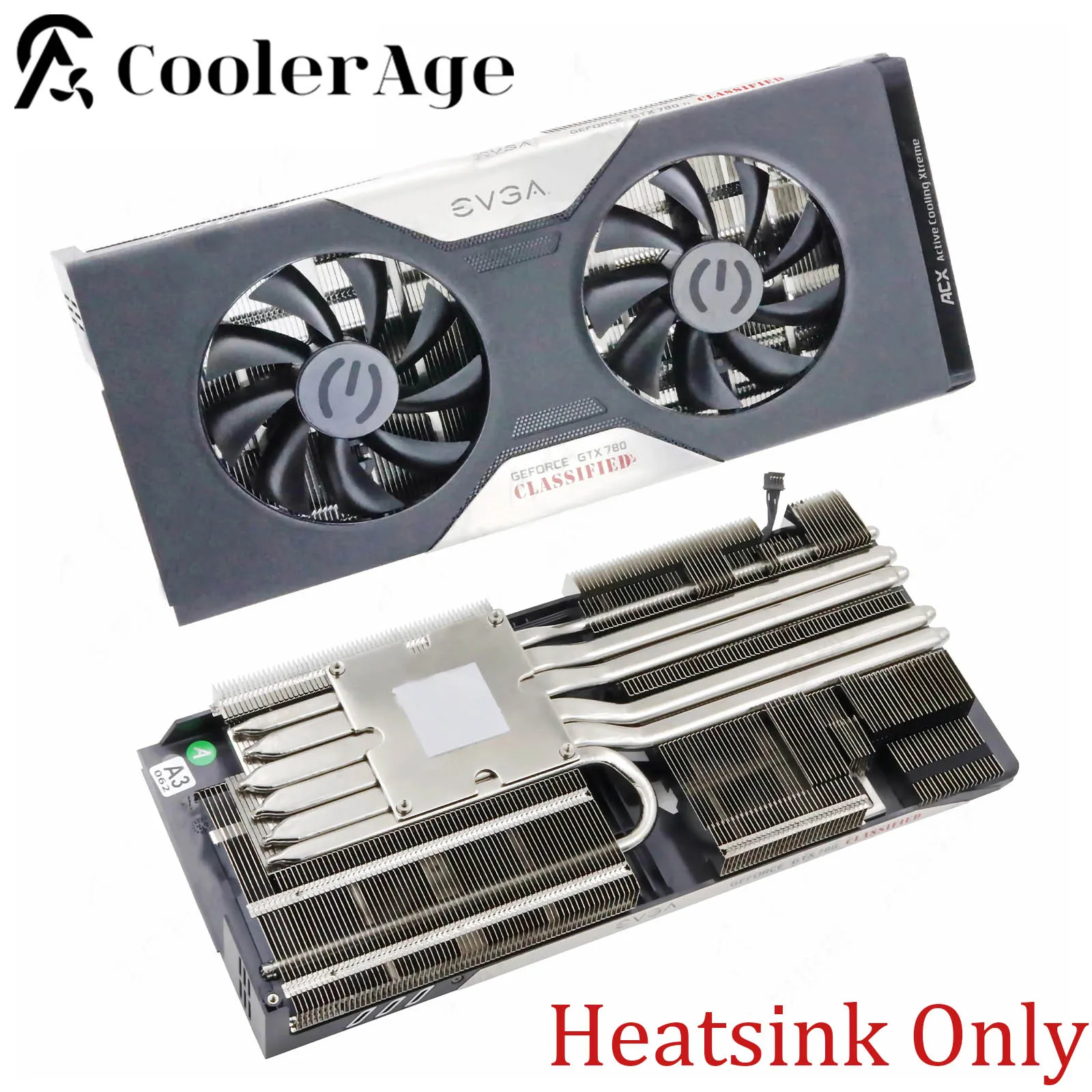 

New Original For EVGA GTX 780 CLASSIFIED Video Card Heatsink with Middle Frame