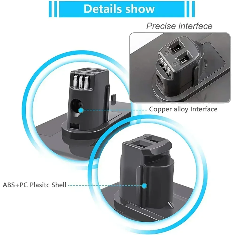 for Dyson Battery 6000mAh Replacement battery DC35 Type A Compatible with DC31 DC34 DC44 DC45 Handheld Vacuum Cleaner Batteries.