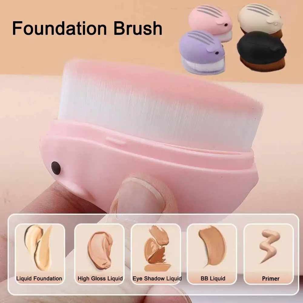 Pennello per trucco alla moda per criceti, cosmetici, contorno, fondotinta, strumento per trucco, bellezza, lavaggio, pennello per il viso, regali