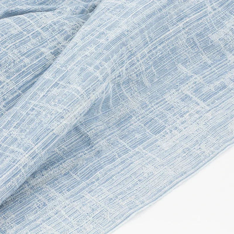 Washed Denim Fabric By The Meter for Dresses Clothing Pants Sewing Jacquard Jeans Textile Thickened Comfortable Wear-resistant