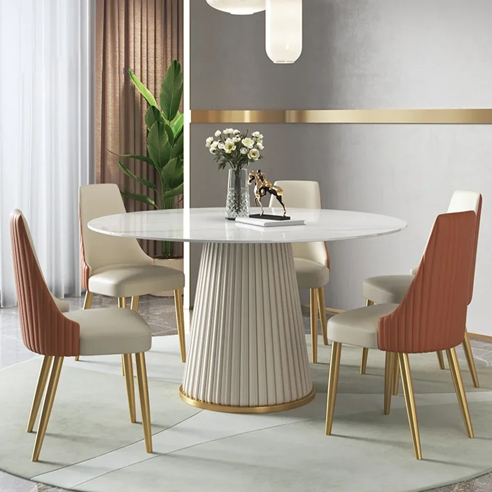 

Modern Dining Table Living Room Chairs Legs Sets Kitchen Console Conference Dining Table Round Wohnzimmer Tisch Salon Furniture