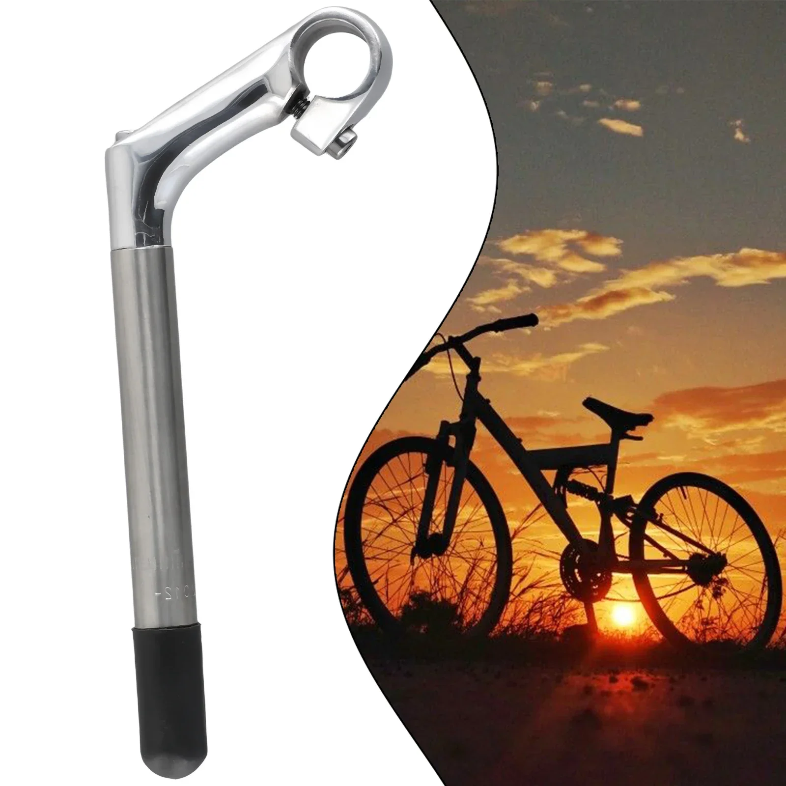 Bicycle Components Bicycle Stem Highly Polished Design Replacement Aluminum Alloy Filmless Labeling For Folding Bikes