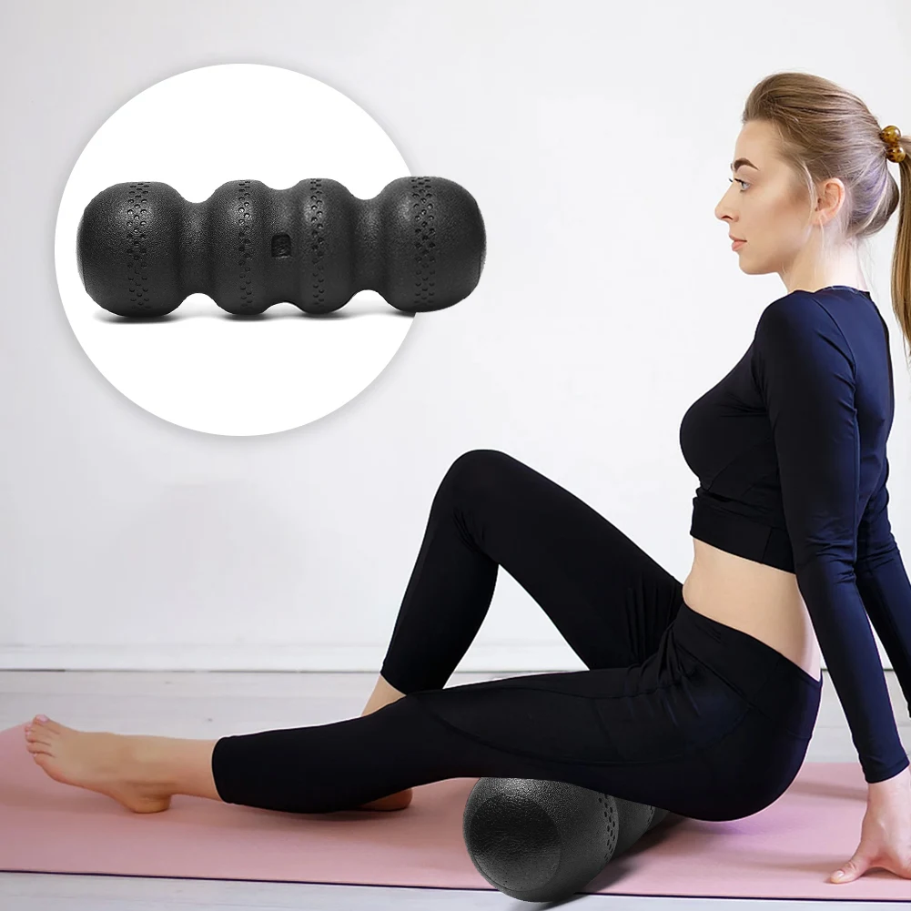 

Yoga Foam Roller Wavy-Shape Massage Roller Relax Tight Muscles Deep Tissue Roller Myofascial Release for Back Neck Lumbar