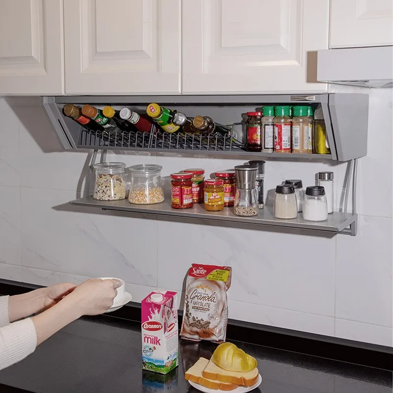 خزانة المطبخ العلوية، خزانة أثاث قابلة للطي، خزانة تخزين قابلة للطي للمصعد