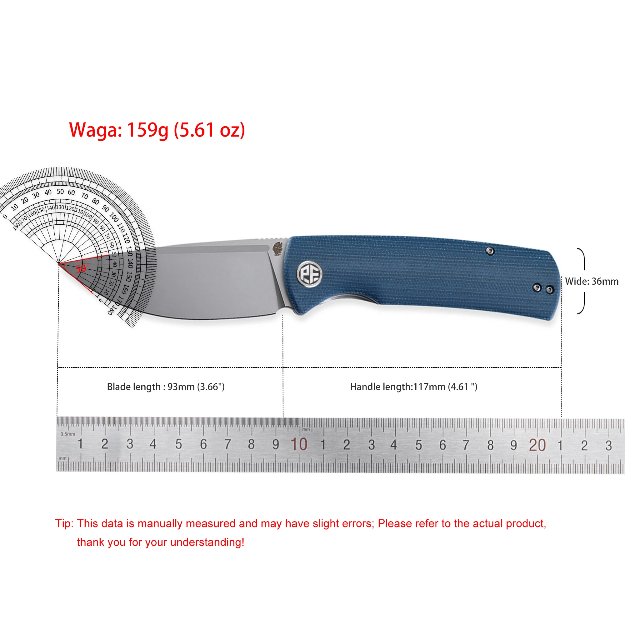 Petrified Fish Beluga PFP01 Quality Folding Knife Jackknife K110 Knife for Hunting Outdoor Camping Fish Pocketknife EDC Tool view 6