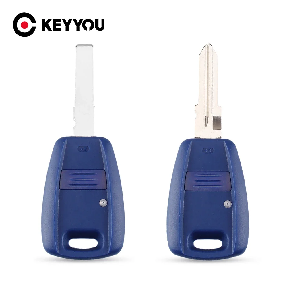 

KEYYOU Replacement Remote Key Case For Fiat Punto Doblo Bravo 1 Button SIP22/GT15R Blade