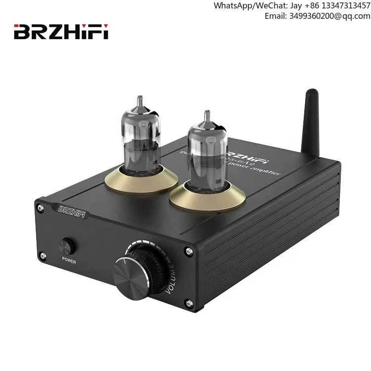 

Усилитель звука TPA3116, миниатюрный, черный, алюминиевый, с Bluetooth 5.0, Hi-Fi, на ламах 6A2