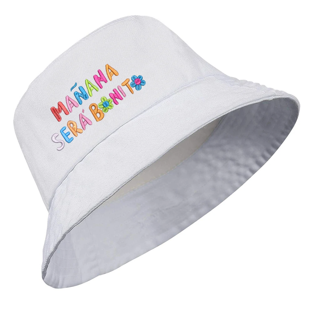 Embroidered Manana Sera Bonito Bucket Hat Karol G Fisherman hats Breathable Couple Hat woman  Visors Caps