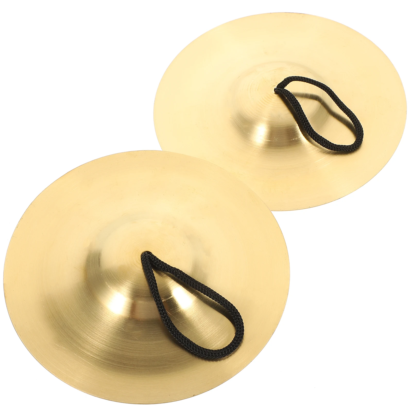 

1 Pair Copper Cymbals Teaching Aids Durable Portable Kids Musical Toys Finger Instruments Copper Cymbals For Finger Random Color